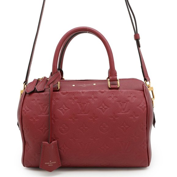 Louis Vuitton Monogram Empreinte Speedy Bandouliere 25 Handbag M44145 2-way S... - Picture 1 of 16